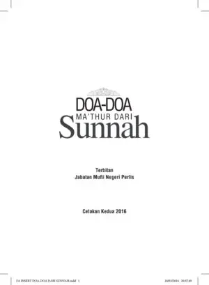 Doa-Doa Mathur dari Sunnah oleh Mohamad Abdul Kadir